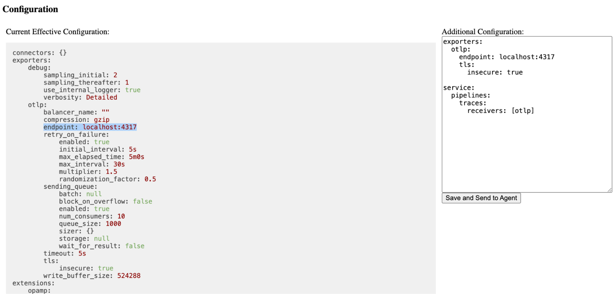 Additional Configuration - Endpoint